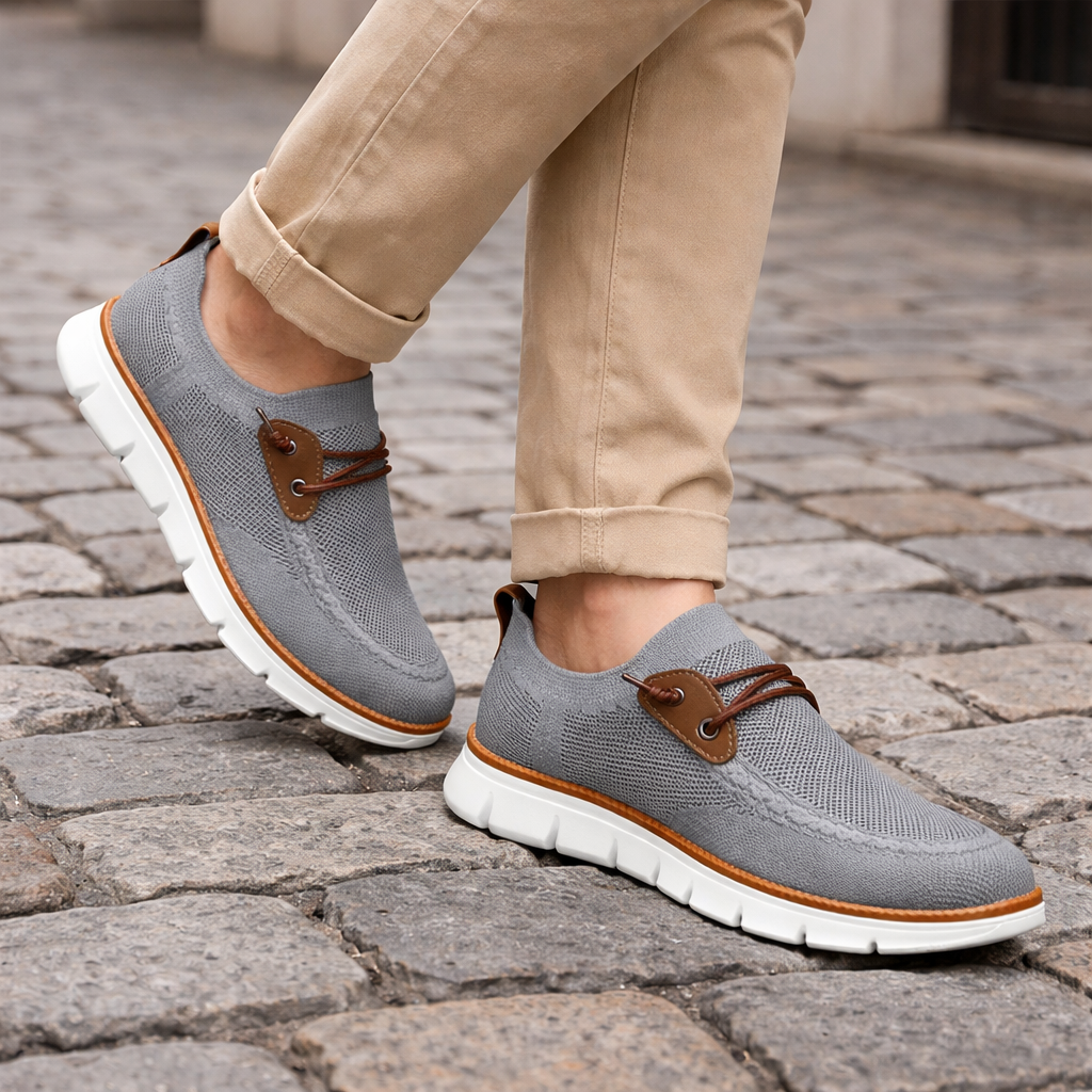 Bequeme Freizeitschuhe mit breiter Zehenbox