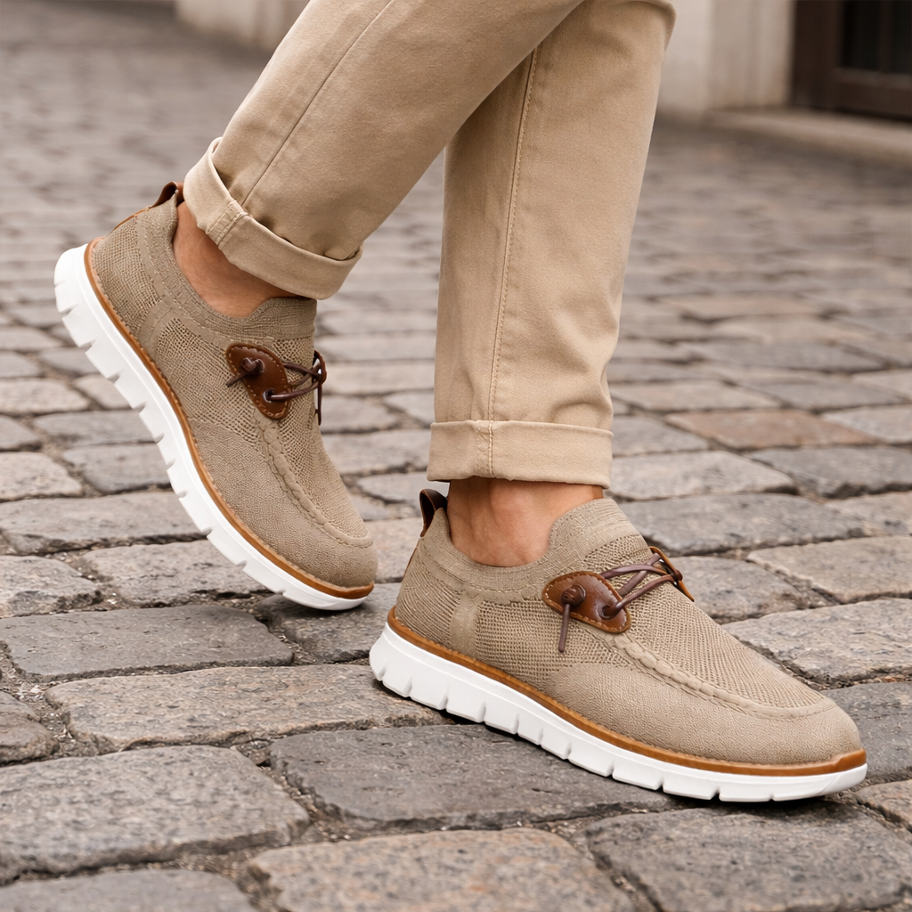 Bequeme Freizeitschuhe mit breiter Zehenbox